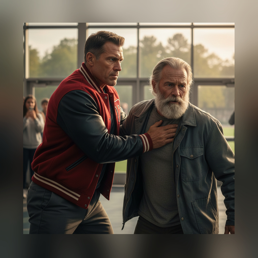 Bully Principal Shoves Homeless Man—Then Student Finds THIS On The Floor